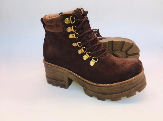 Rosy reno café oscuro - juanfranko zapatos