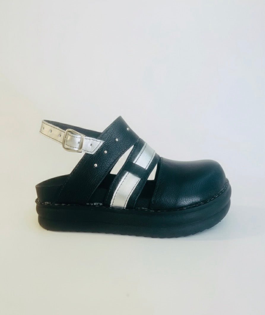 Sandalia punta cerrada cuero flowter - juanfranko zapatos