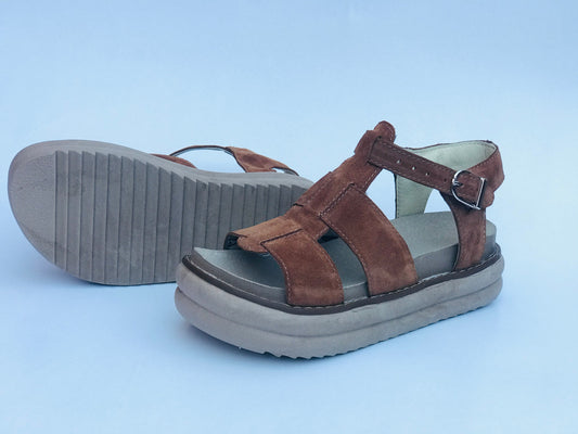 Sandalia spider camel - juanfranko zapatos