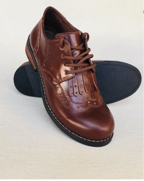 Zapato Oxford Cuero Mujer - Cordones Suela Baja Artesanal - juanfranko zapatos